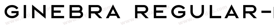 Ginebra Regular字体转换